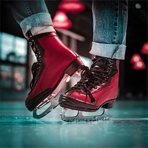 Ice Skate Blade Covers, Thickened Ice Skate Guards for Hockey Skates, Figure Skates and Ice Skates, Black