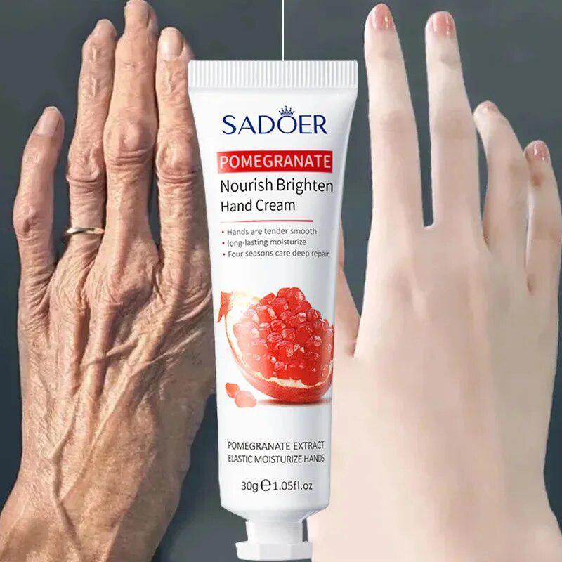 Lasting Moisturizing Bone Collagen Hand Cream Long Term Nourishing Pomegranate Hand Cream Korean Skin Care Handcare Products Hydrate Moisturizer