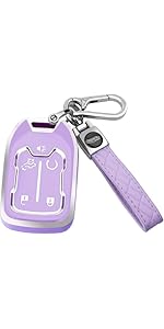 for GMC Key Fob Cover with Keychain，Key Case Shell TPU Full Protection Compatible with GMC Chevy Acadia Sierra Terrain Silverado 1500 2500HD 3500HD Tahoe (Blue, 5 Button)