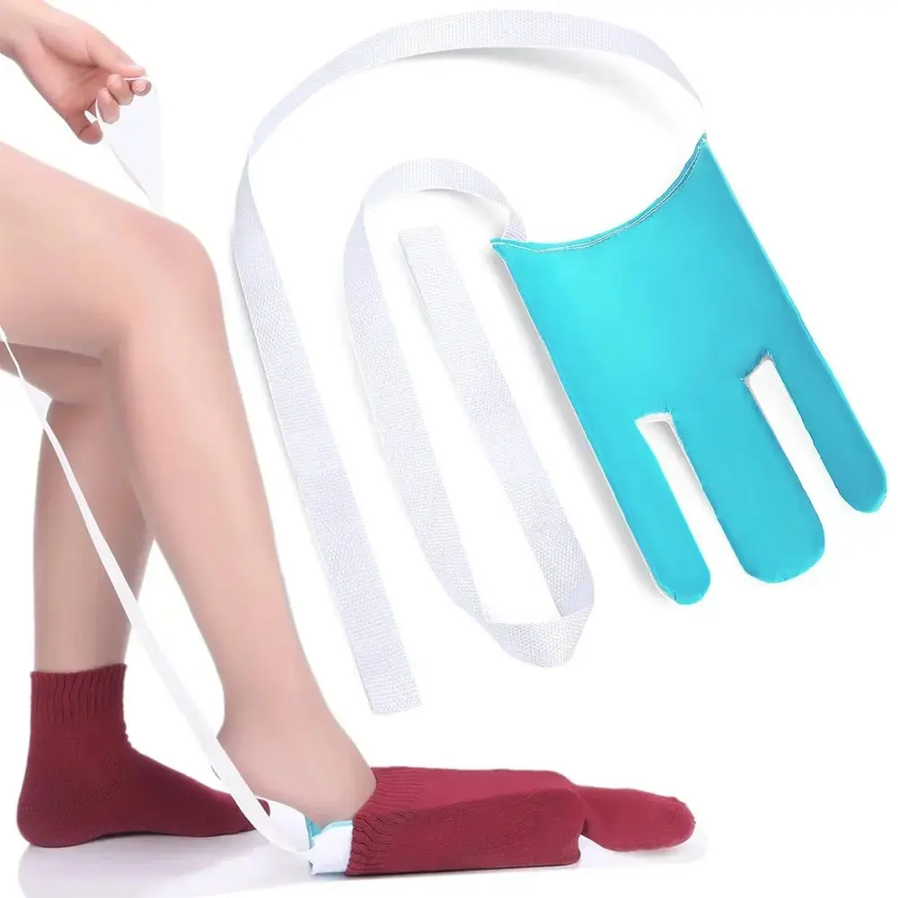 Sock Aid Device for Seniors, Disabled, Pregnant, Sock Helper Aide Tool, Sock Assistant Device, Mobility Aid, No Bending Required, Easy Use