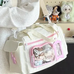 Ita Niche Design Bags Transparent Display Japanese Nylon Large Capacity Tote Bag Crossbody Bags for Anime Fans New Fashion