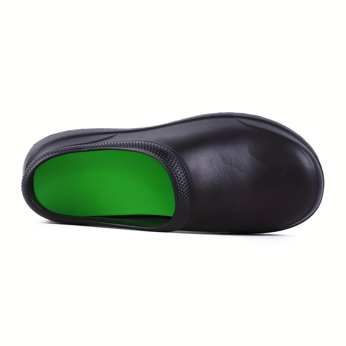 Women's High-Quality EVA Chef Shoes, Nursing, Medical Care, and Food Service Non-Slip Comfortable Work Shoes, with Toe, Black and White Options, Nursing Shoes |       Solid color design |       Durable footwear, high-quality shoes