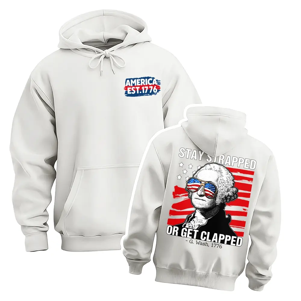 Men’s Vintage American Flag Graphic Hoodie, Oversized Pullover Sweatshirt, Retro Streetwear Long Sleeve Hooded Top, Casual Loose Fit Hoodie for Fall Winter Everyday Fashion