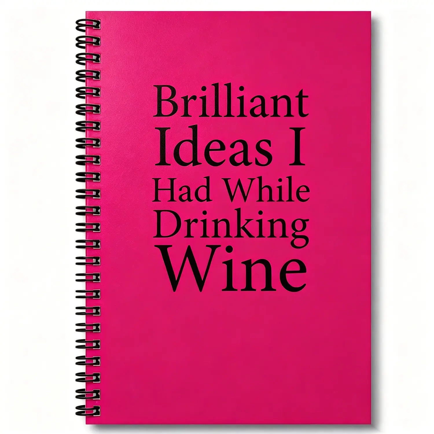 Funny Spiral Notebook, Creative Ideas Gift for Friends and Colleagues, Office Supplies, Daily Planner, Humorous Notebook, Quirky Cover Design