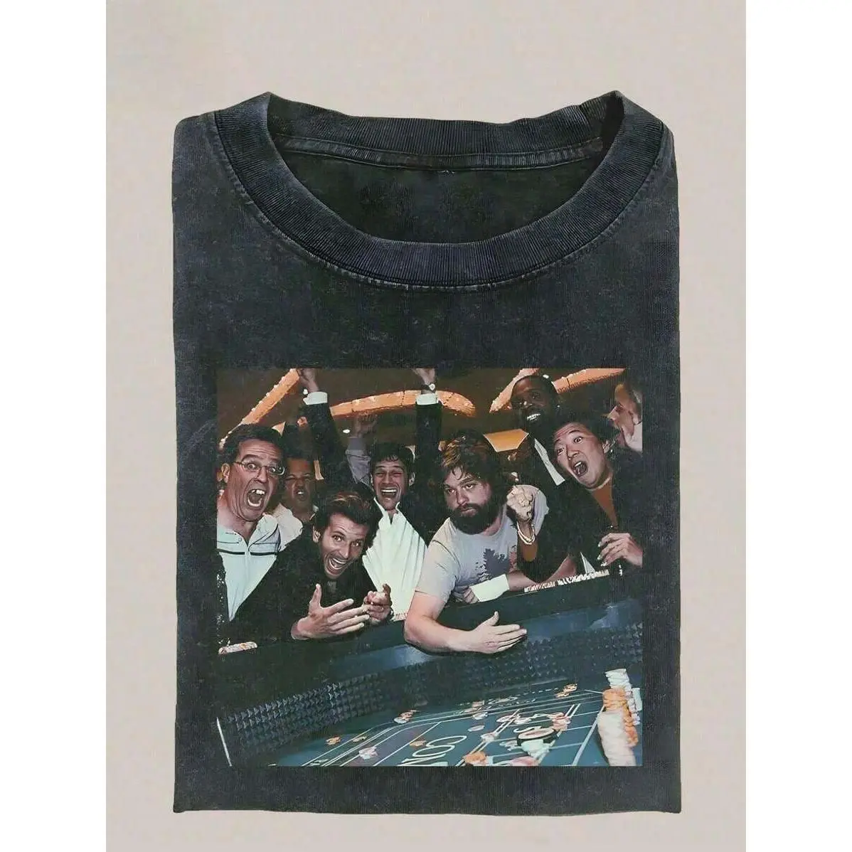 Retro Movie‑Inspired Poker Game Graphic Tee, Funny Nostalgic Pop Culture Unisex Top, Fan‑Favorite Casual Streetwear For Night Out & Movie Night, Perfect Gift For Him, Same‑Day Dispatch Fast Shipping For Party Outfit Lovers