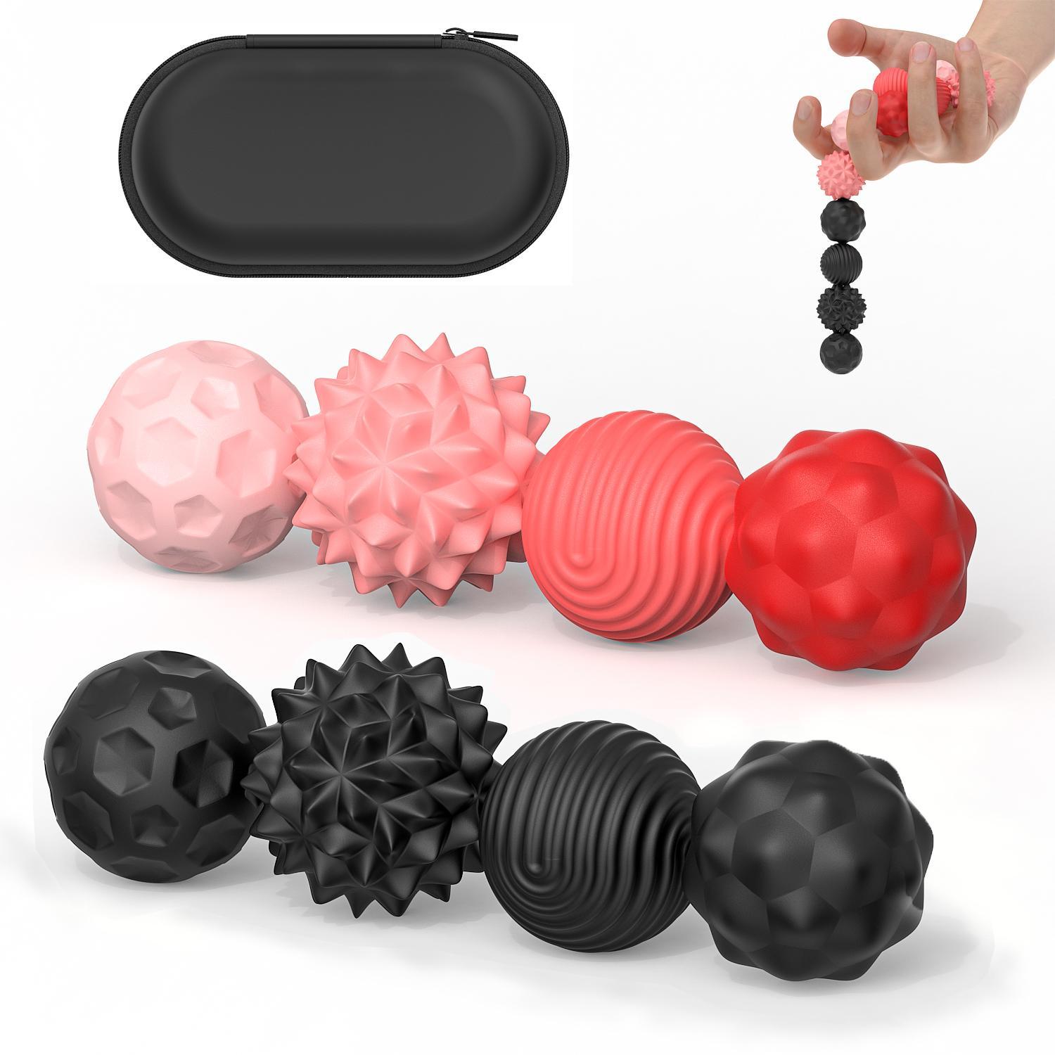 Silicone Magnetic Fidget Ball Set, 8pcs/set Fidget Relaxation Toys with Elastic Texture & Assorted Colors, Stress Relief Toys for Adults & Teens, Sensory Bundle, Stress Relief Fidgeting, Stress Relief Gadgets, Stress Relief Tools, Sensory Stress Reliever