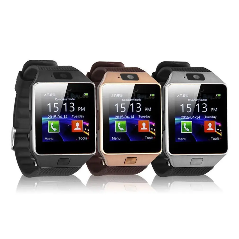 DZ09 Touch Screen Smart Watch With Camera Multi Language Wrist Watch SIM Card Smartwatch For IOS Android Phone Druopshipping mode