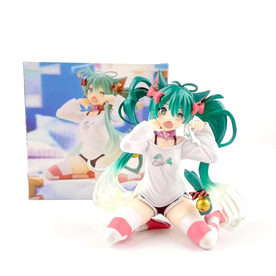 New In Stock Hatsune Miku In A World With Closed Windows Collectible Anime Action Kwaii Miku Figures Model Toys Christmas Gifts
