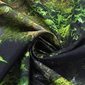 Green Rainforest Tapestry Nature Forest Tapestry for Bedroom Aesthetic Misty Tropical Jungle Trees Flowing Stream Landscape Tapestries Wall Hanging for Living Room Dorm 48 x 36 Inch