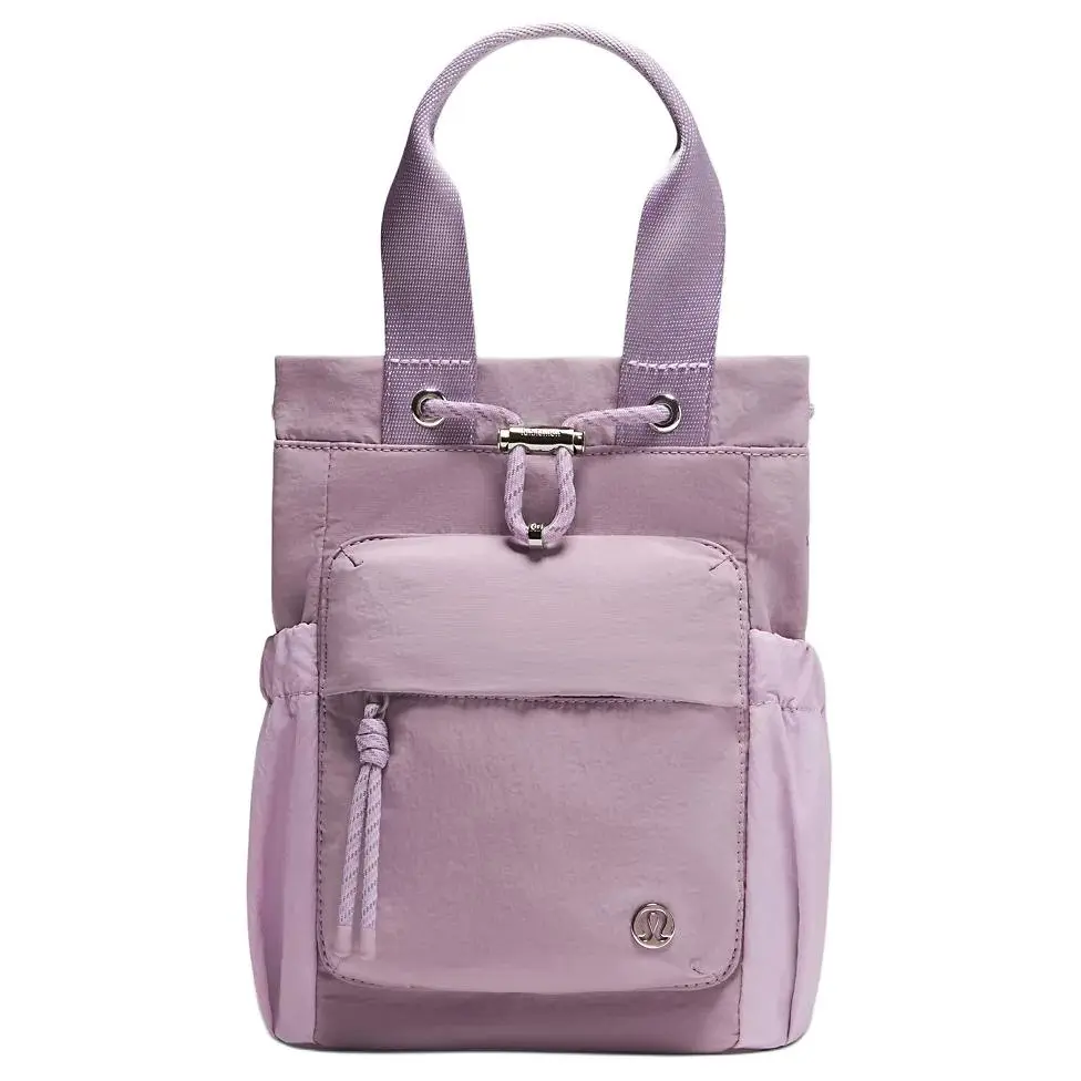 Lululemon 5L Drawstring Nylon Backpack – Mini Women’s Style in Lavender Light Purple