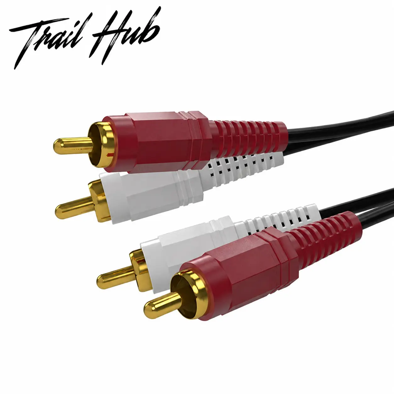 High-Performance Dual RCA Stereo Audio Cable with Color-Coded Red/White Connectors for Home Theater, AV Receivers, Gaming Consoles, DVD Players, and Computer Audio Systems – 6-Foot Splitter Cable