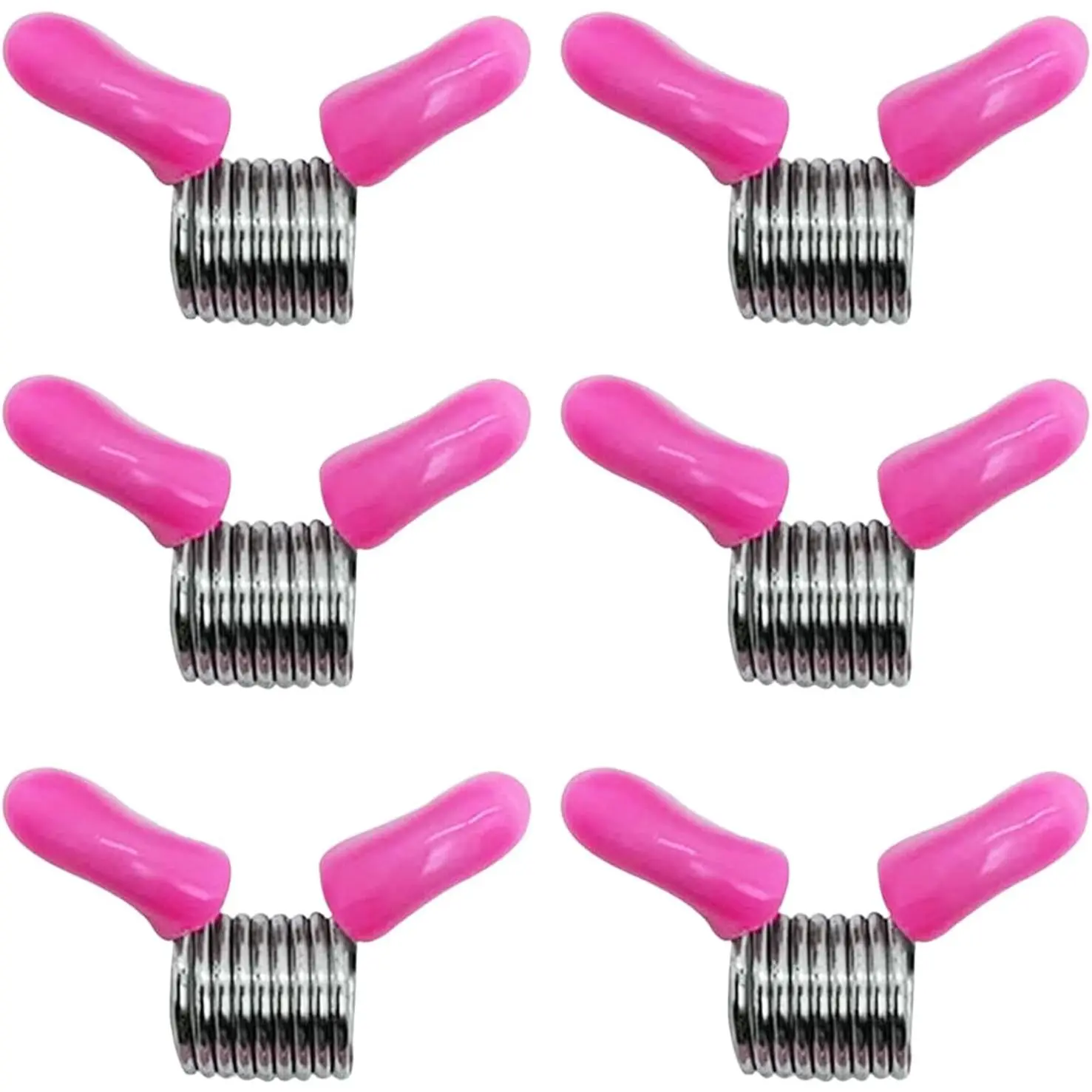 6- Bead Stoppers with Red Handles,   Making Tools for Bead Line Ends to  Beads from Falling