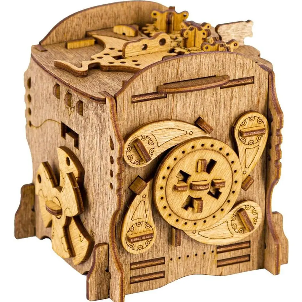 Cluebox - Captain's Nemo Nautilus - Escape Room  - Puzzle Box - Sequential  Puzzle for Adults - Brain Teaser - Birthday  Gadget for Men and Women -  Box