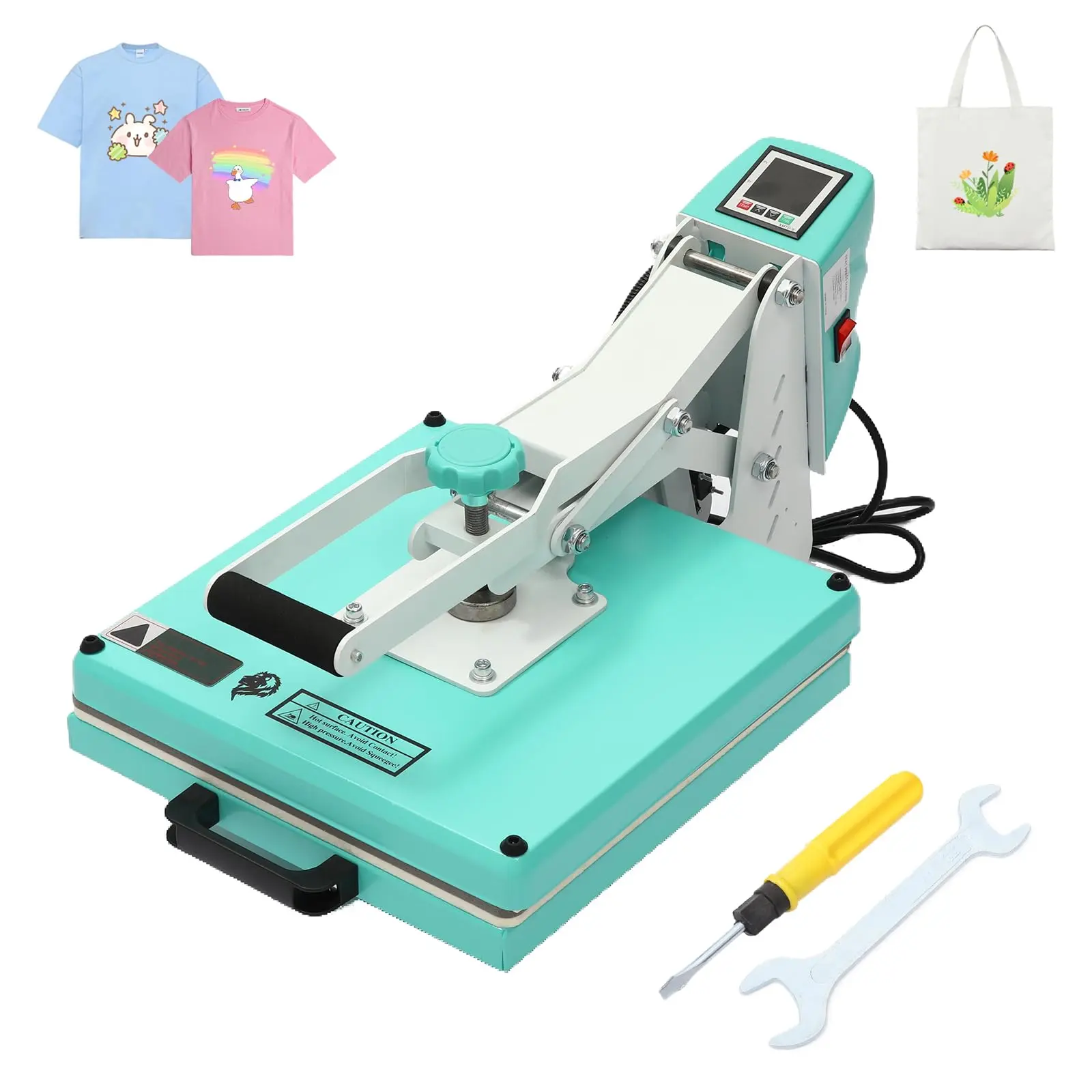 GARVEEHeat Press Machines in Multiple Sizes (16x24, 16x20, 15x15 Inch) with Digital Sublimation Technology, Fast Heating, Large Panels for T-Shirts, Mugs, Hats, Plates, Caps, Canvas Bags, Pillows, and Placemats