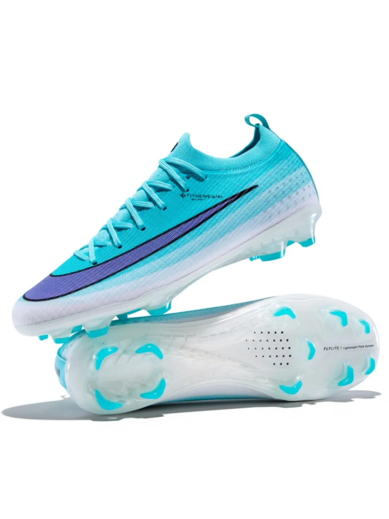 Men's High-End Seamless Football Shoes, Anti-Slip Durable Outdoor Lawn Soccer Shoes, Super Grip and Support, Fashionable Sporty Style