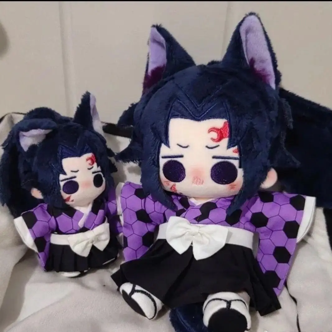 2026 New hot item 20cm Tsugikuni Michikatsu Cotton Dolls Toys for Children Adults Anime Demon-Slayer Kokushibo Collectible Gift Cute Plush Puppets