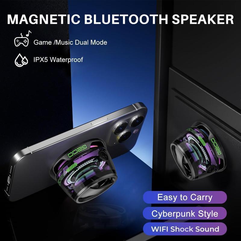 G200 Mini Tool Box Bluetooth Speaker with BT 5.3 Fast Pair, Magnetic Mount & RGB Lights, Portable Metal Design with Lanyard, AUX Input & Clear Audio for TikTok Live & On-the-Go Music Lovers G200 Mini Tool Box Bluetooth Speaker with BT 5.3 Fast Pair, Magnetic Mount & RGB Lights, Portable Metal Design with Lanyard, AUX Input & Clear Audio for TikTok Live & On-the-Go Music Lovers