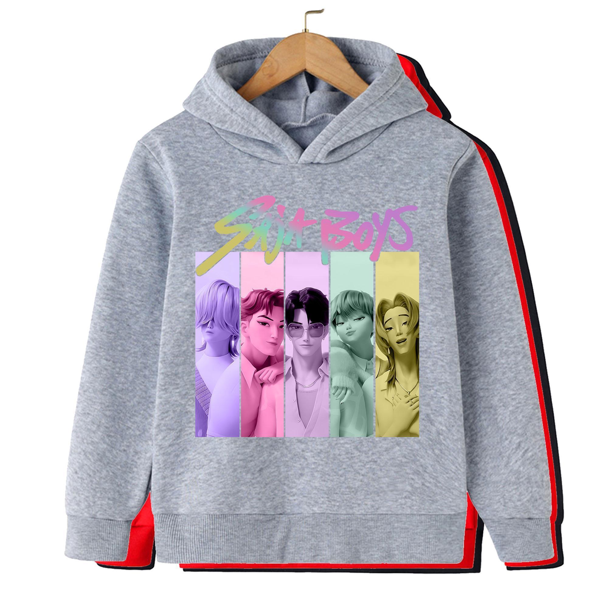 Kpop Witch Hunt Children's clothing, including men's and women's spring and autumn hoodies and fashionable sweatshirts