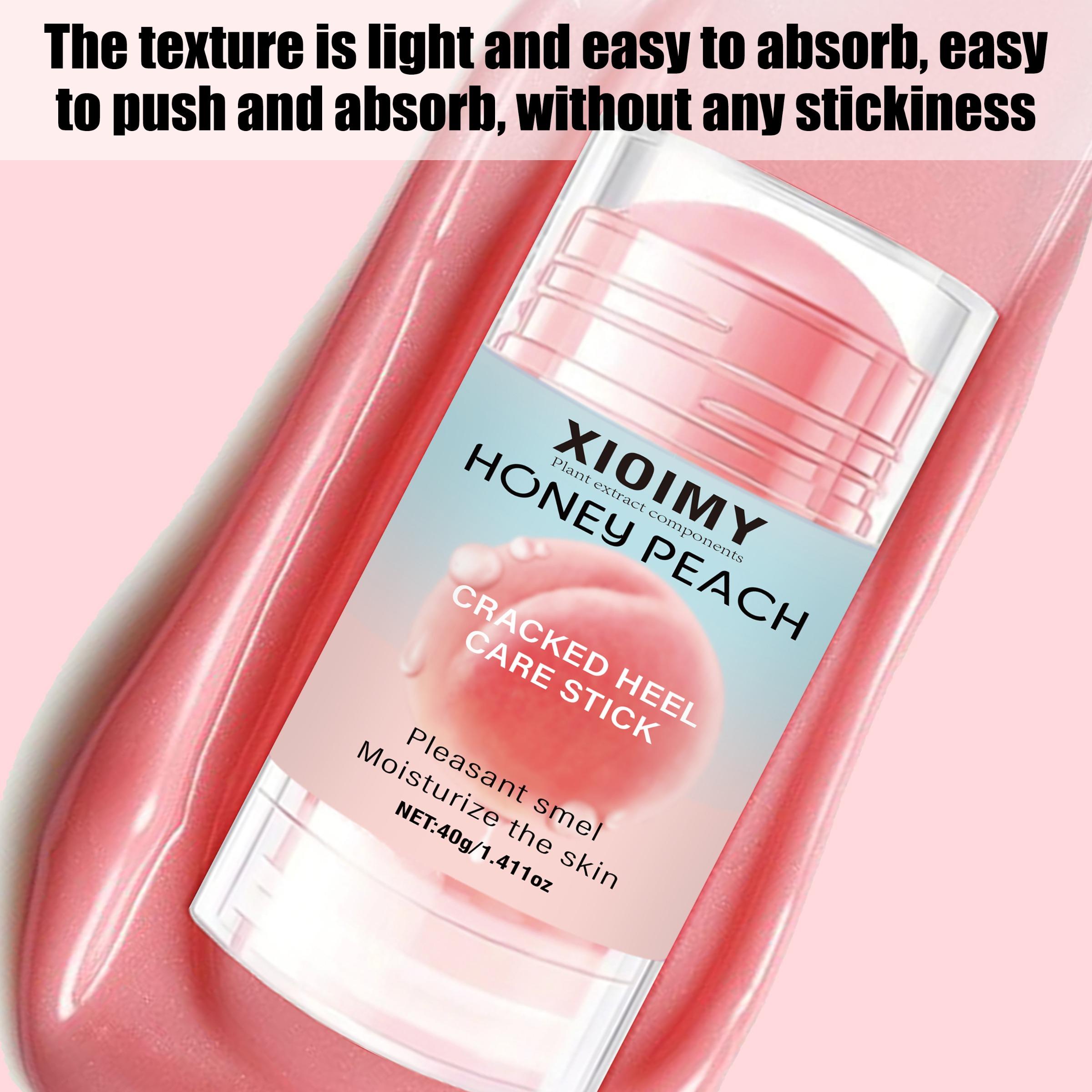 40g Peach Extract Foot Care Stick, Honey Peach Foot Dead Skin Remover Deep Moisturizing Foot Skin Care Stick, Moisture Foot Skin Care Product, Beauty Products, Foot Moisturizer, Hydrating Soothing Leg Cream, Exfoliating Foot, Intensive Foot Care