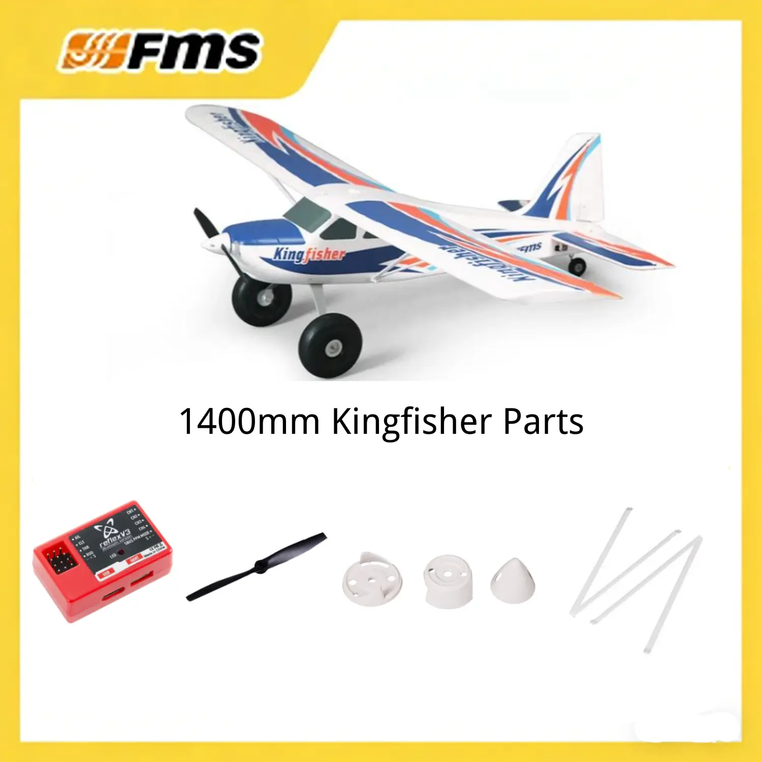 FMS Hobby 3536-KV850 Motor Shaft Common Parts, 3536 Motor Shaft for 1400mm Kingfisher, Electric Remote Control Toy Accessories
