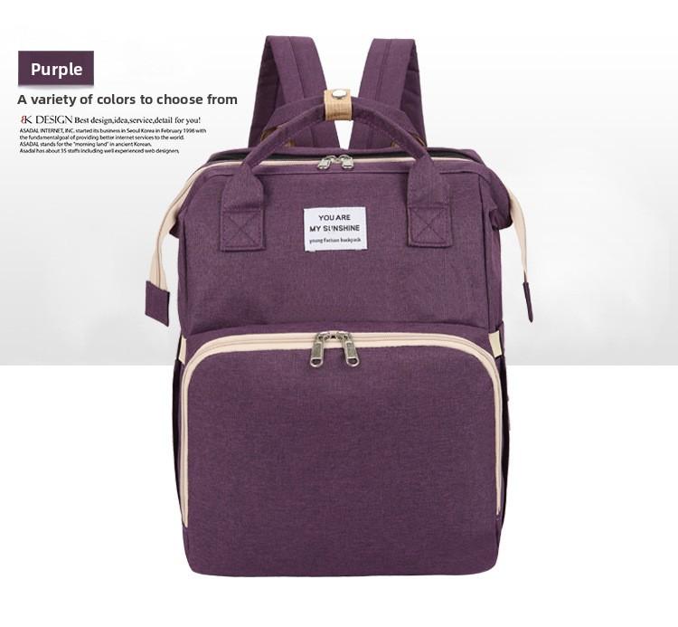 New portable folding bed sports outdoor backpack, lightweight large-capacity sports bag, multi-purpose backpack