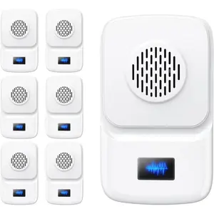 Indoor Ultrasonic Insect Repeller (6 Pack) - Pest Control for Roach, Mouse, Bugs, Mosquito, Mice, Spider, Ant