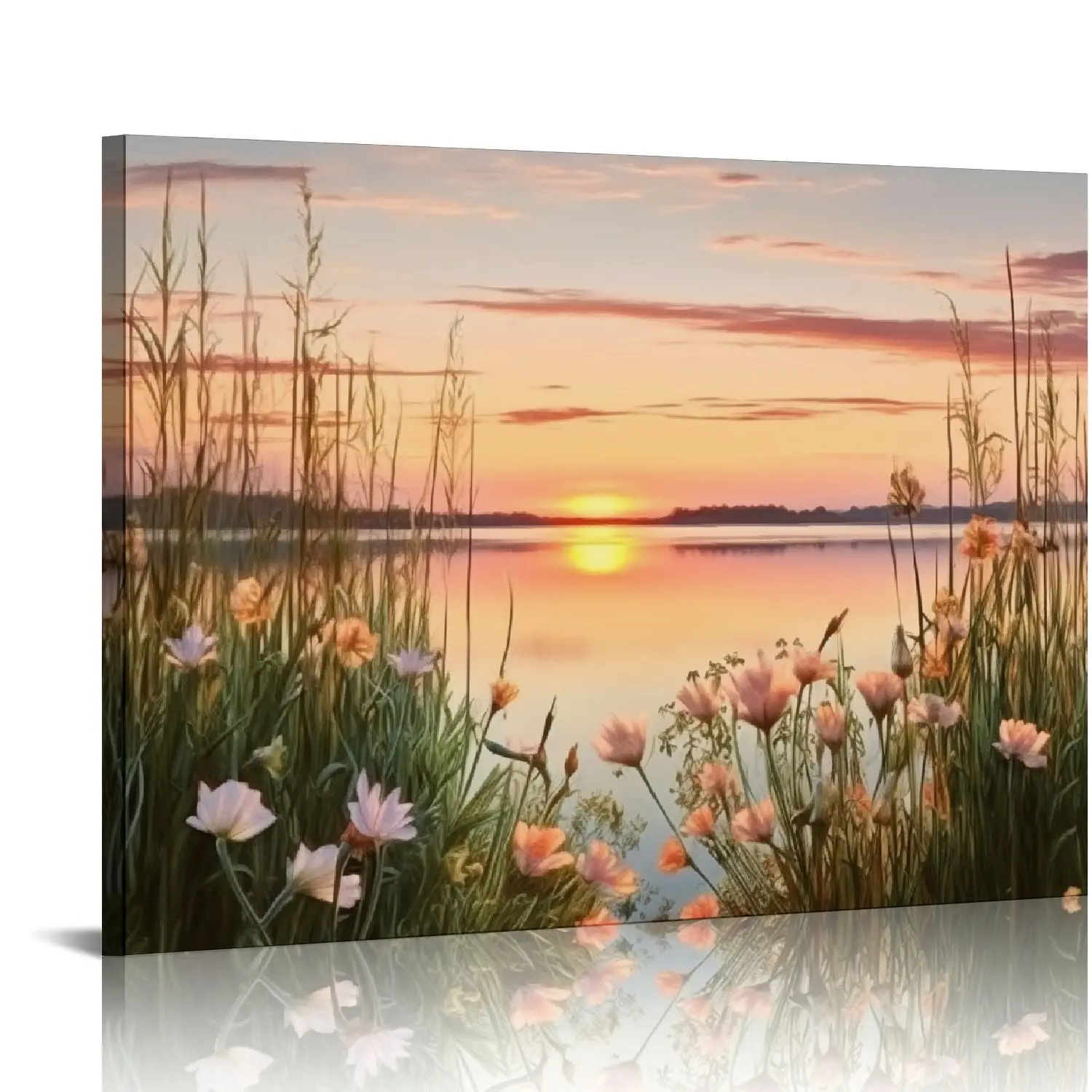 JEUXUS 20"x16" Framed Canvas Art Prints