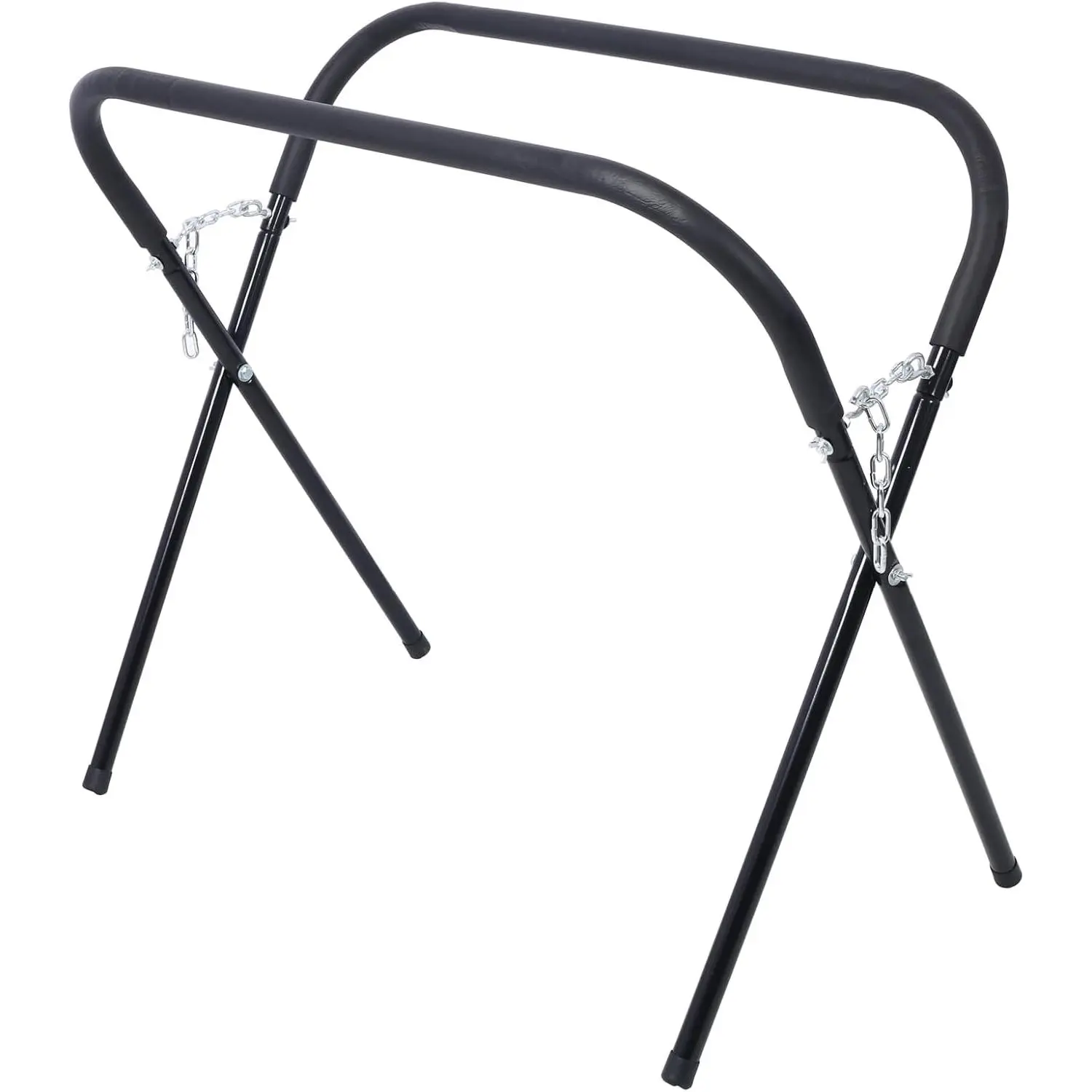Heavy Duty Adjustable Folding Work Stand, 750 LBS Capacity Portable Padded Automotive Workbench, Rust-Proof Steel Frame Auto Body Repair Stand for Bumpers, Fenders, Doors & Hoods, Ideal for Garages and Professional Repair Shops