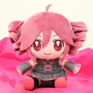 Hot Kasane Teto Plush Toy Soft Doll Stuffed Plushies Figure Anime Cosplay Cartoon Birthday Present Christmas Gift for Fans