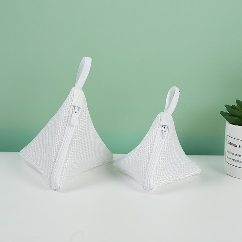 3PCS Multicolor Mini Mesh Laundry Bags Polyester Washing Bags for Washing Machine