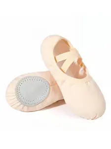 Women Breathable Split Sole Ballet Shoes Lightweight Sweat Absorbent Indoor Dance Flats