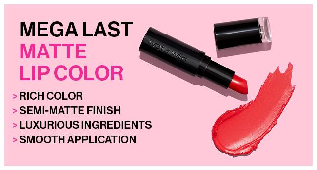 Mega Last Matte Lip Color, Semi Matte Hyaluronic Acid Infused, Long Lasting Full Coverage for a Nourishing Pout, Cruelty-Free & Vegan - Never Nude