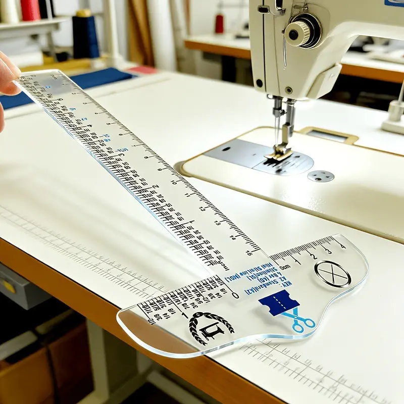 Clear Acrylic T-Square Ruler for Easy Reference While Crafting Must-have T-Square Ruler to Get Things Straight On Paper Cards