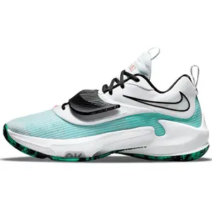 Nike Freak 3 Zoom EP Giannis Antetokounmpo Low-Top Basketball Shoes for Men and Women – Black White Green Verifiable, with credentials and supporting global authentication
