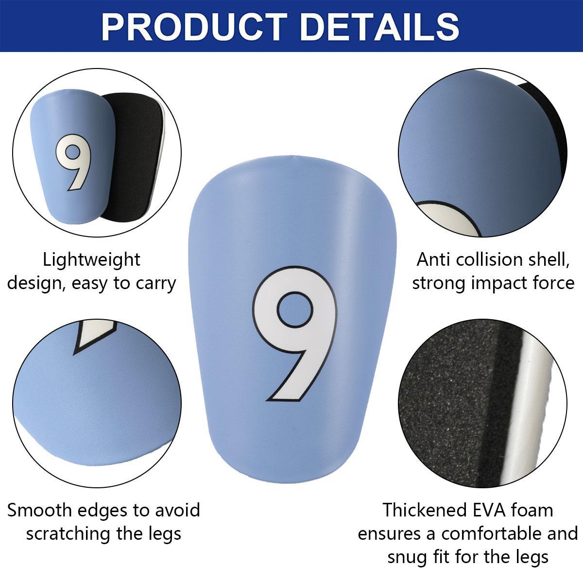 Mini Football Shin Guard, Lightweight Comfortable Football Shin Guard, Football Equipment for Men & Women