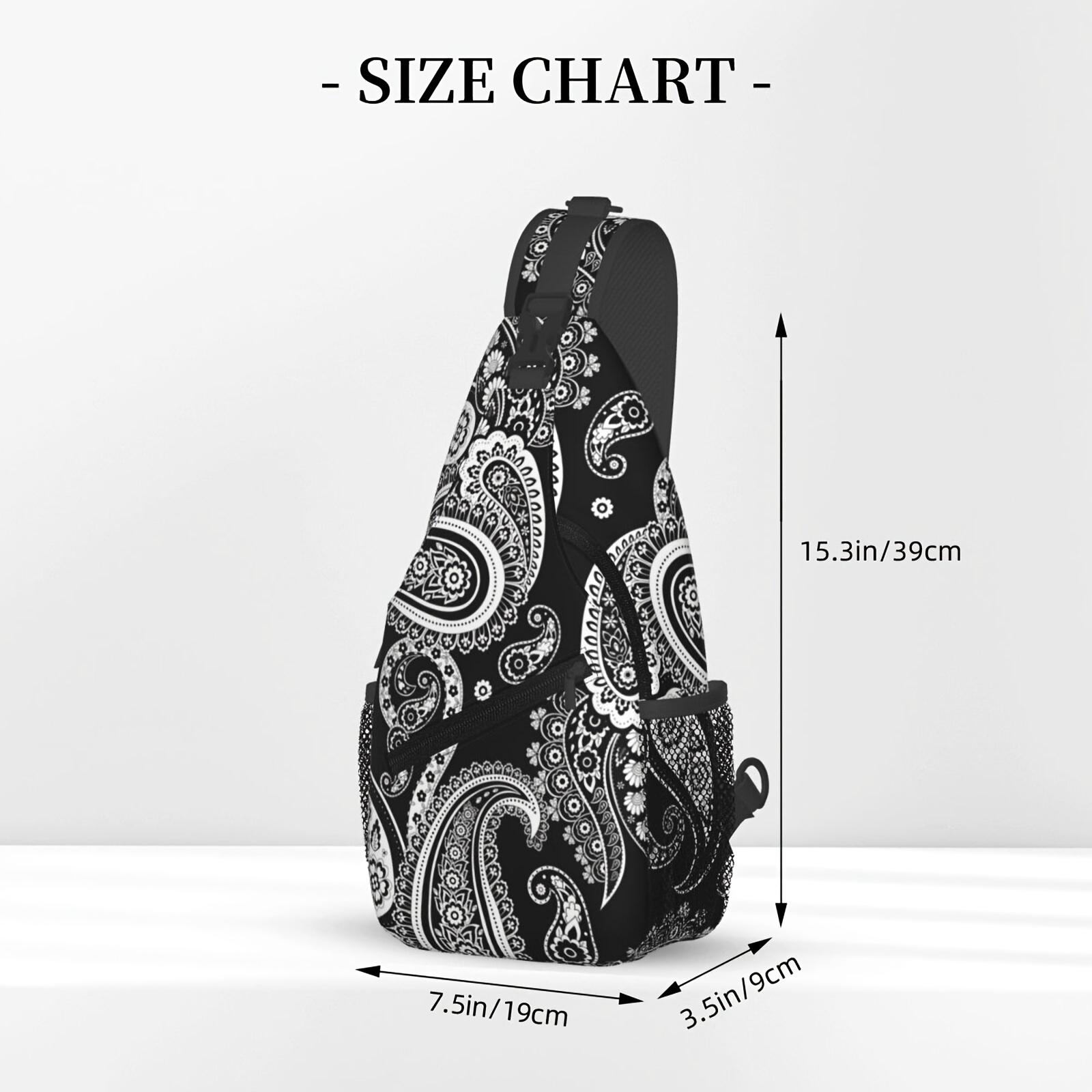 Crossbody Chest  Hiking Classic Paisley Print Shoulder  Folding Large Capacity Fashion Durable Can Be Used For Shopping, Work, Leisure  Beach  Fishing   Accessories Must Have  For School Back Christmas Gifts bag travel backpack