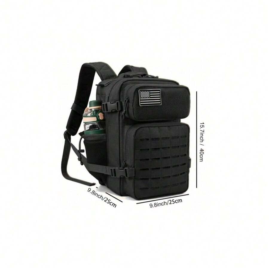 25L Tactical Backpacks for Men Survival Laser Cut Daypack Small Bug Out Bag Hunting Rucksack with Dual Cup Holders multifunctional backpack USB Charging Women's Travel Backpack USB Charging Women's Travel Backpack