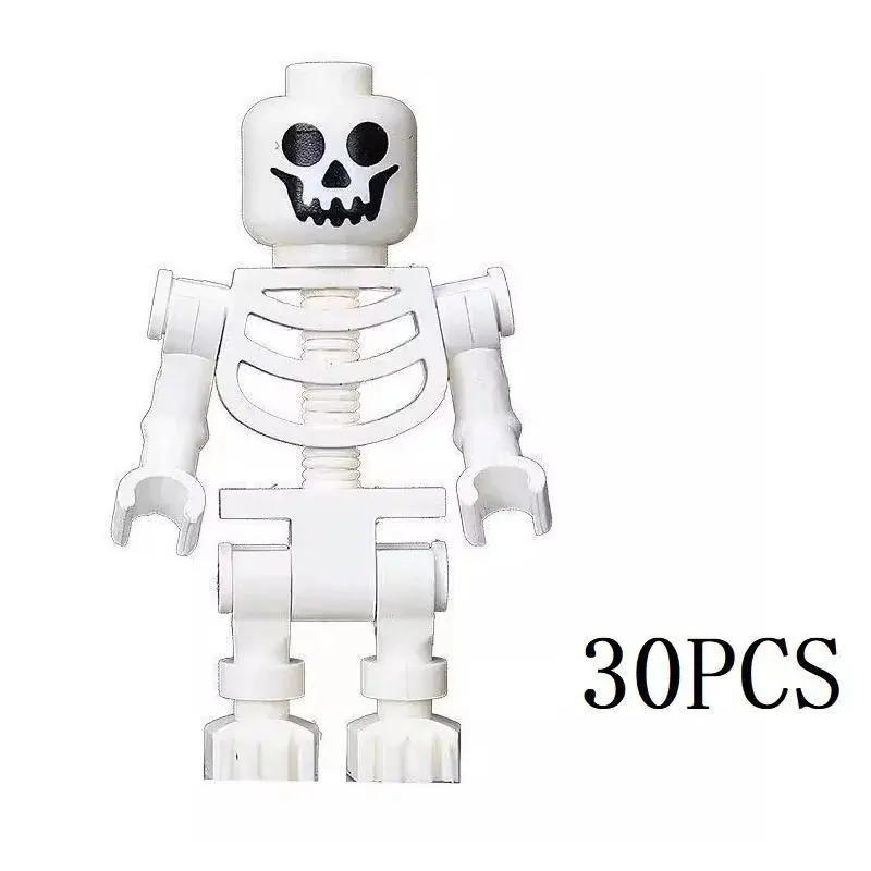 2026 Medieval Knight Skeleton Legion Soldier DIY Building Blocks Set with Minifigures, Accessories, Innovation, ABS Plastic Particles, DIY Building Model Toy Gift for Stress Relief