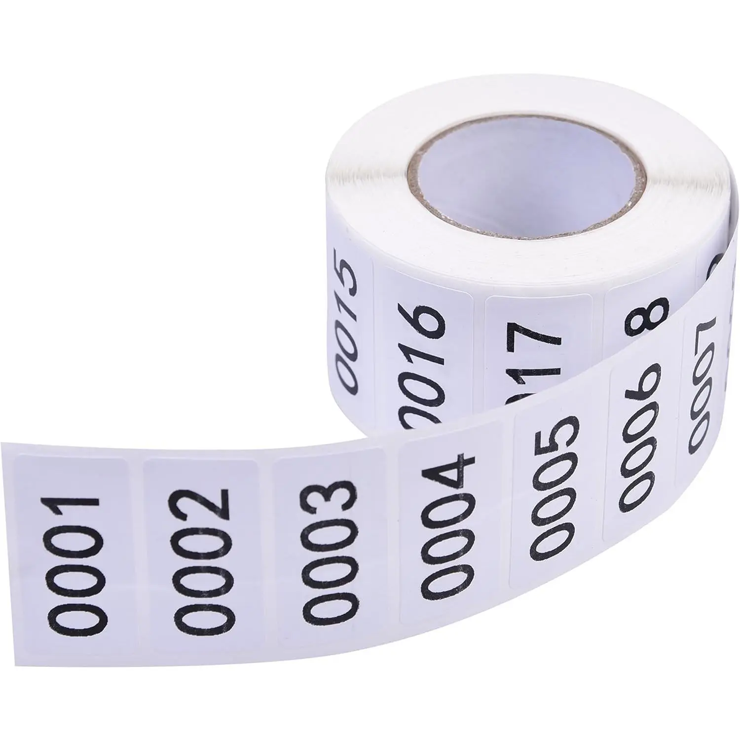 Inventory Labels - Consecutive Number Stickers 1-1000, Product Claiming, Moving Box Numbering 0.75" x 1.5" Size