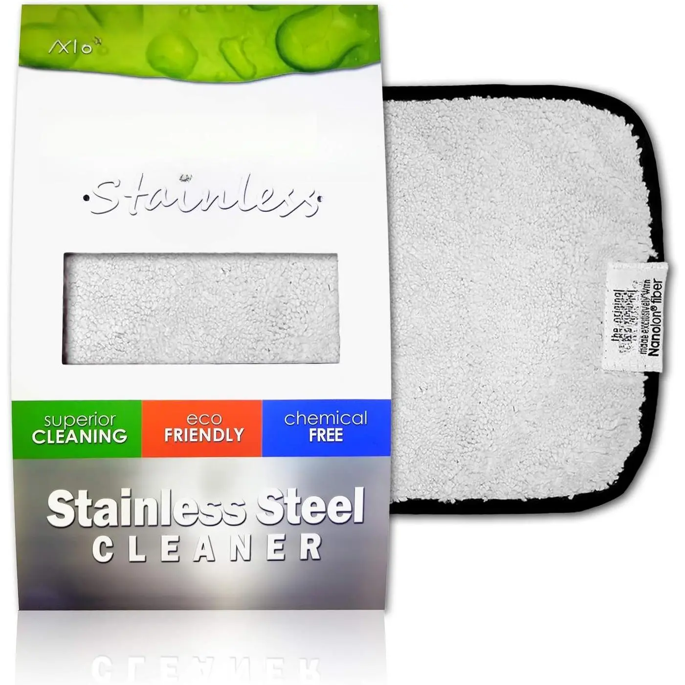 Stainless Steel Cleaner | The Amazing  Free Stainless Steel Cleaning  Wipe Cloth |  &  Safe | Grey 7x16 (1 pc)