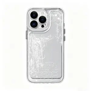 Suitable Ins Style Creative Fashion New Mobile Transparent Phone Case For Samsung iPhone 17 16 15 14 13 12 Pro Max Plus Anti Fall Birthday And Holiday Gifts Case Cover
