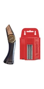 Zeluga 19-138 100 Pc. SK2 Steel Utility Hook Blade with Wall Mountable Dispenser