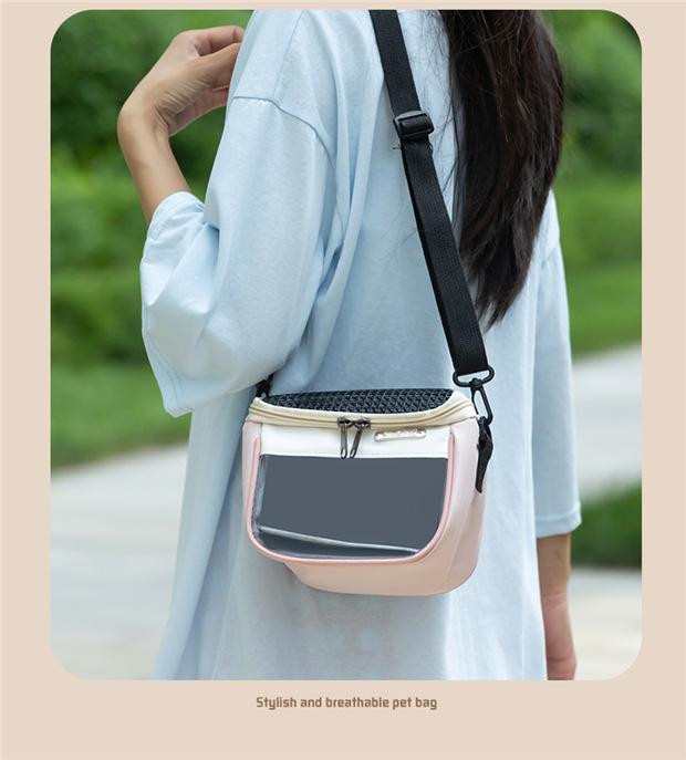 Hamster Pet Travel Bag Lightweight Breathable Chinchilla Hedgehog Small Pet Supplies Cross-Border Portable Carrying Handbag for Small Animals