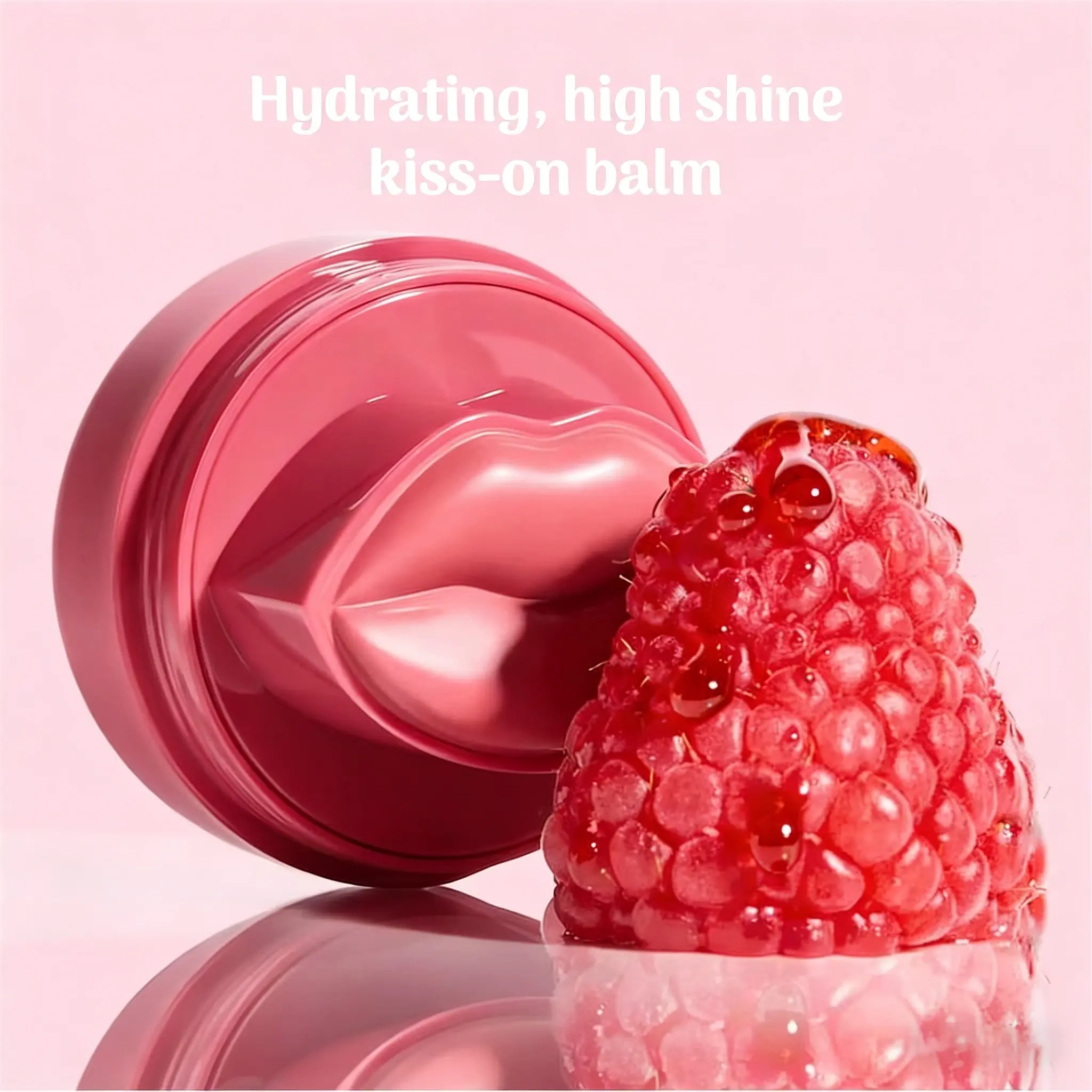 Creative 3D Lip Shape Tube Lipstick, Colored Moisturizing Balm, Hydrating Glossy, Full Lips, Suitable for All Skin Tones, Lip Moisturizer Gloss