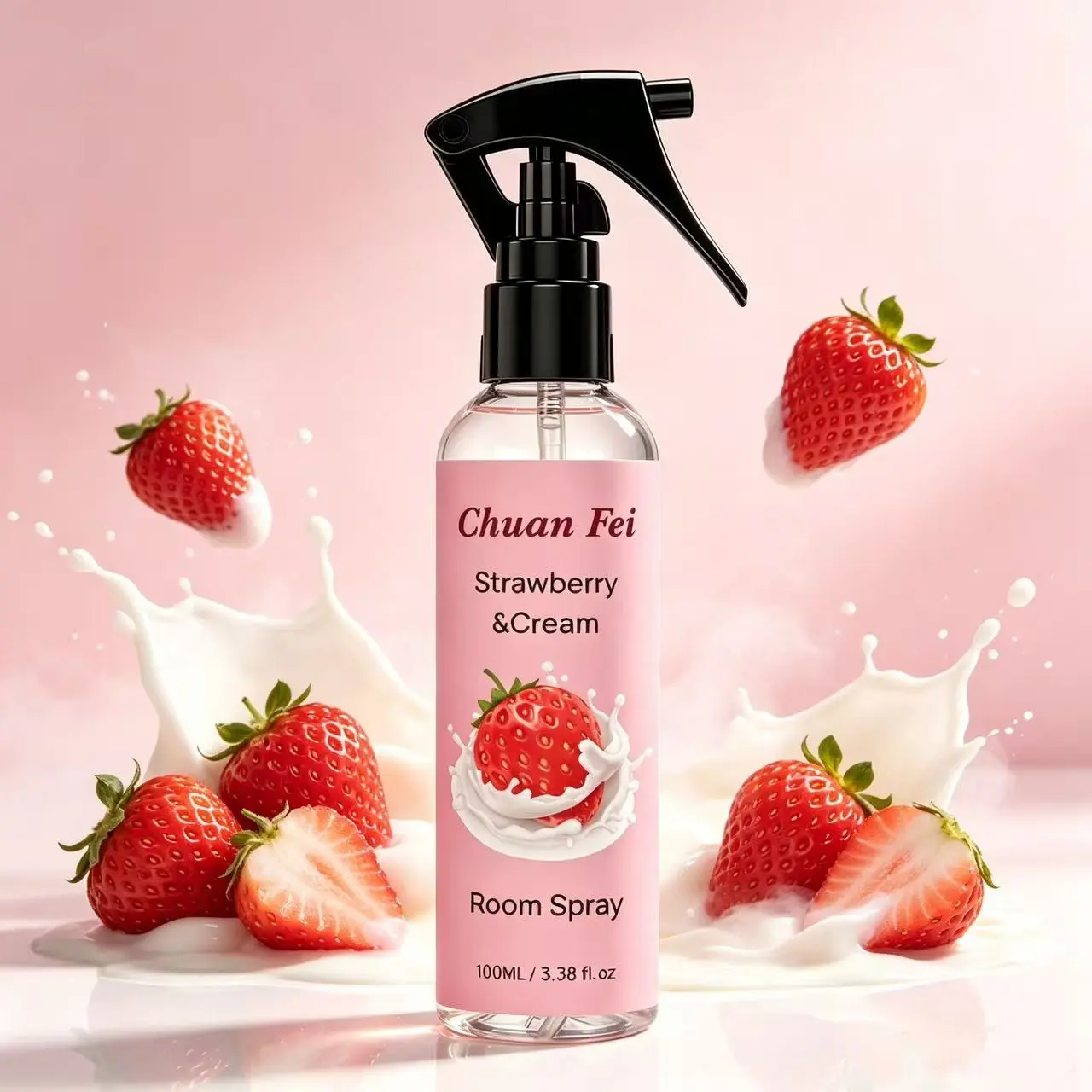 Odor Eliminating Room Spray, 100ML, Travel Friendly, Freshener, Removes Odors, Suitable for Pets, Kitchen, Bathroom, Vanilla Scent, Floral Fragrance