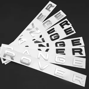 Range Rover Car Bonnet Letters Logo Badge Emblem Sticker Accessories For Land Rover Discovery Defender Sport Evoque HSE