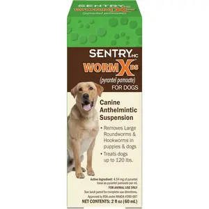 7 Way Liquid Dewormer for Dogs 2 oz Broad Spectrum Canine Anthelmintic Suspension Removes Hookworms and Roundworms for Dogs Up to 120 lbs