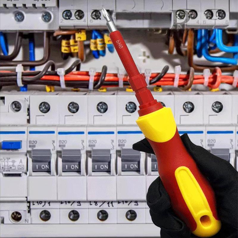 29-in-1 Insulated Magnetic Screwdriver Set, Multipurpose Electrician Screwdriver Kit, Professional Hand Tool Set for Home & Office, Hardware, Screwdriver Bits, Tool Box