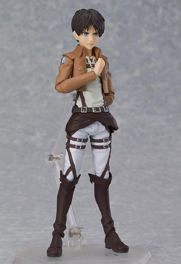 Figma 3 Style Attack on Titan Anime Shingeki no Kyojin Scouting Legion Levi Boxed PVC Action Figure Model Toy Gift