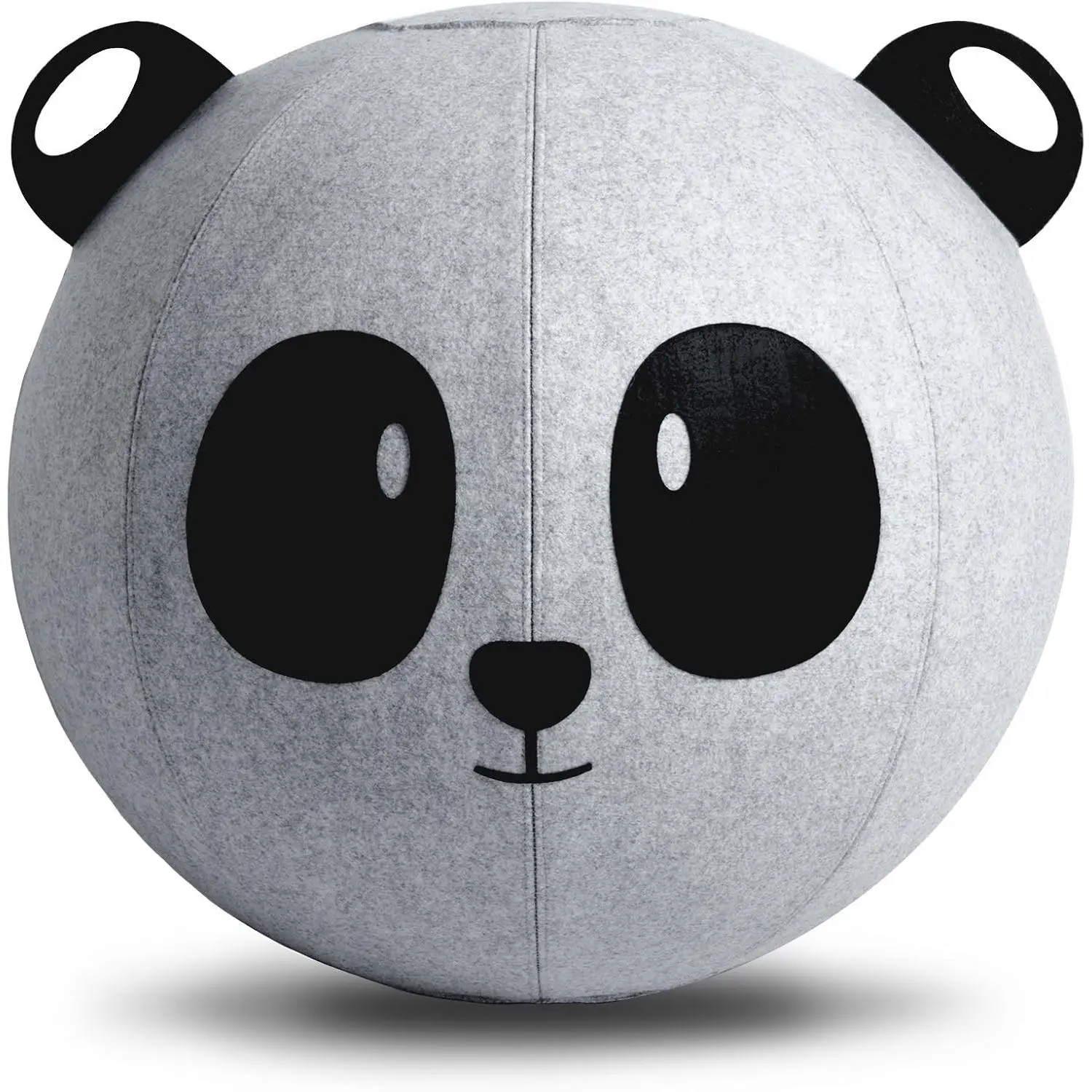Children's Anti Burst Inflatable 18 Inch Spherical Bounce Exercise Ball Ergonomic Chair, Panda Bear